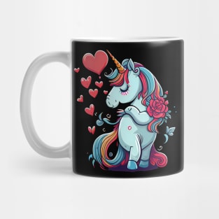 Valentines Unicorn Love Mug